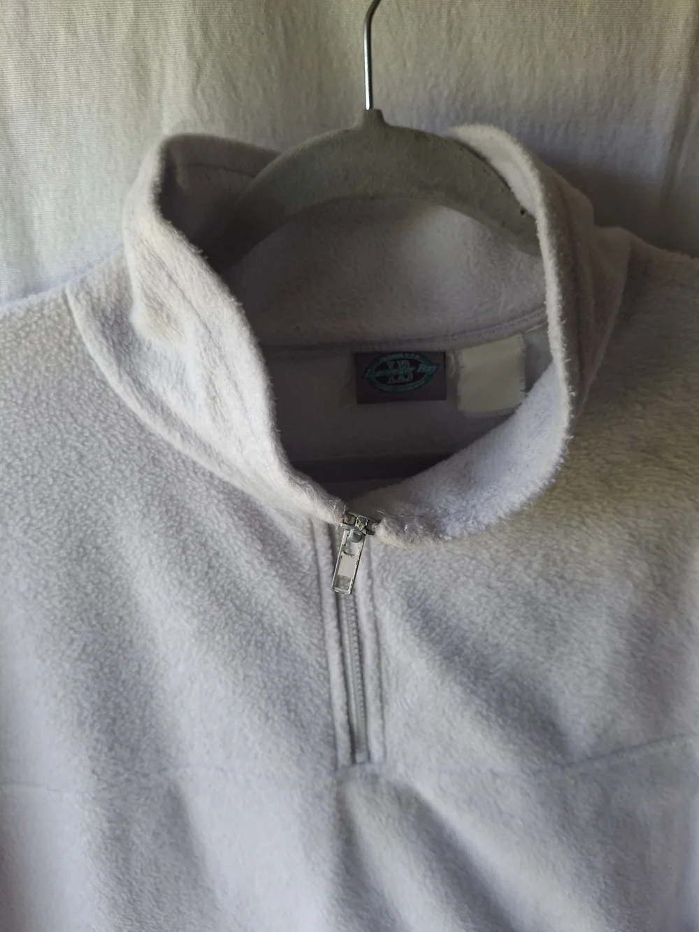 Men's Half-Zip Fleece Pullover - Light Gray